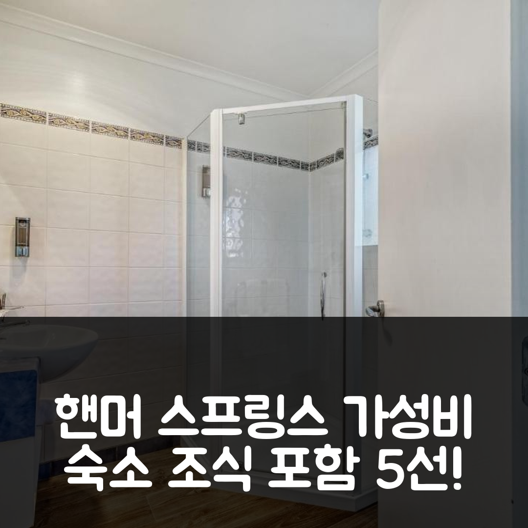 핸머 스프링스 숙소 여행 호텔 추천 한머 스프링스 시닉 뷰 모텔 | 조식과 가성비 뛰어난 5가지 이유