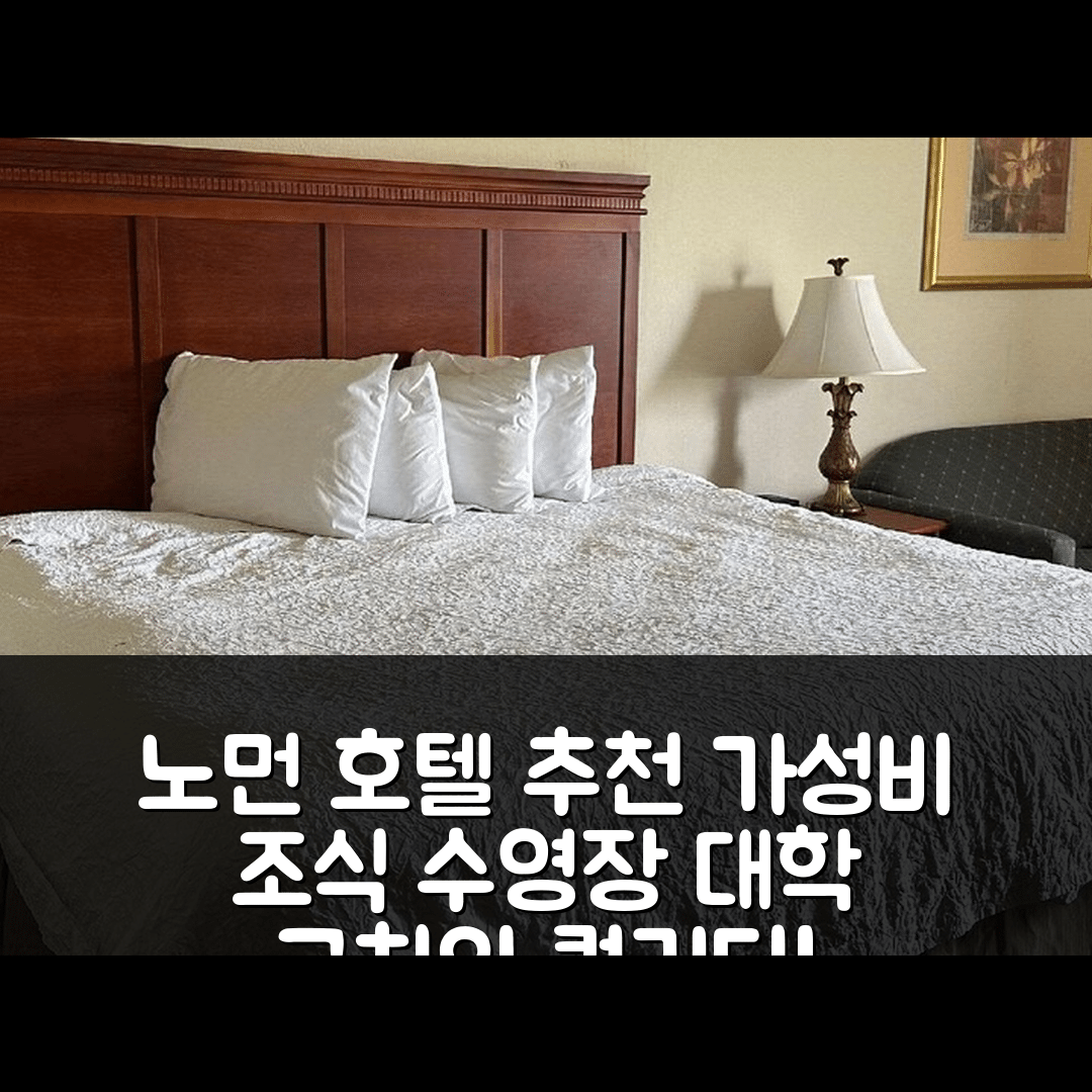 노먼 숙소 여행 호텔 추천 퀄리티 인 노먼 대학 근처 | 가성비 좋은 조식과 수영장 정보 5가지