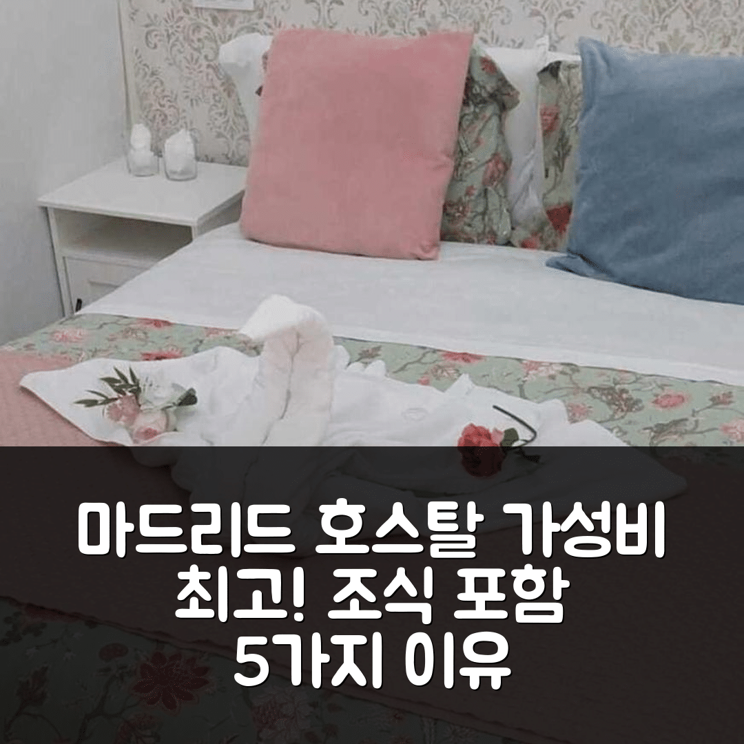 마드리드 숙소 여행 호텔 추천 호스탈 밀란 | 가성비와 조식이 뛰어난 5가지 이유