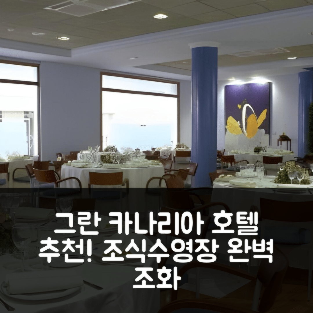 그란 카나리아 숙소 여행 호텔 추천 푸에르토 데 라스 니에베스 호텔 | 조식과 수영장 완벽 조화의 5가지 매력
