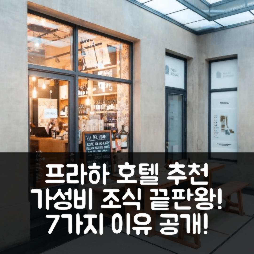 프라하 숙소 여행 호텔 추천 팔라스 들로우하 아파트먼츠 | 가성비 훌륭한 조식과 위치 7가지 이유