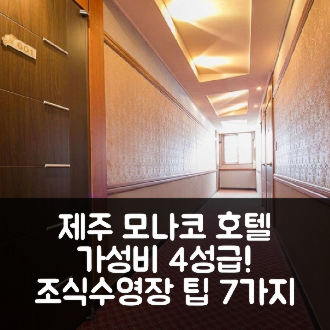 제주 숙소 여행 호텔 추천 모나코 호텔 제주 | 4성급 가성비와 조식, 수영장 활용법 7가지